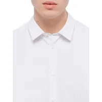 Straight-Fit Poplin Shirt