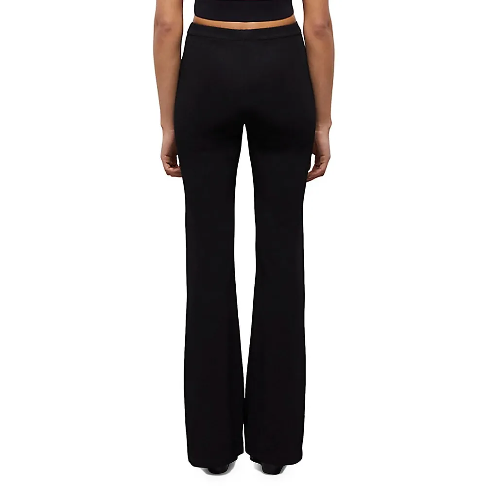 Flared Pull-On Pants