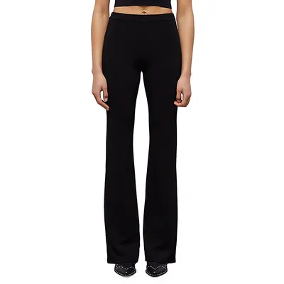 Flared Pull-On Pants