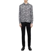 Paisley-Print Viscose Shirt