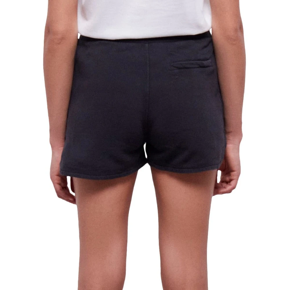 Western-Style Embroidered Fleece Shorts