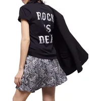 Rock Is Dead Back Graphic T-Shirt