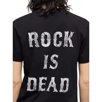 Rock Is Dead Back Graphic T-Shirt