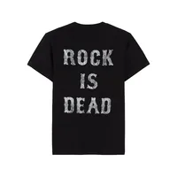 Rock Is Dead Back Graphic T-Shirt