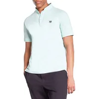 Slim-Fit Officer-Collar Polo Shirt