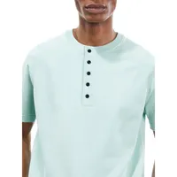 Fitted Henley T-Shirt