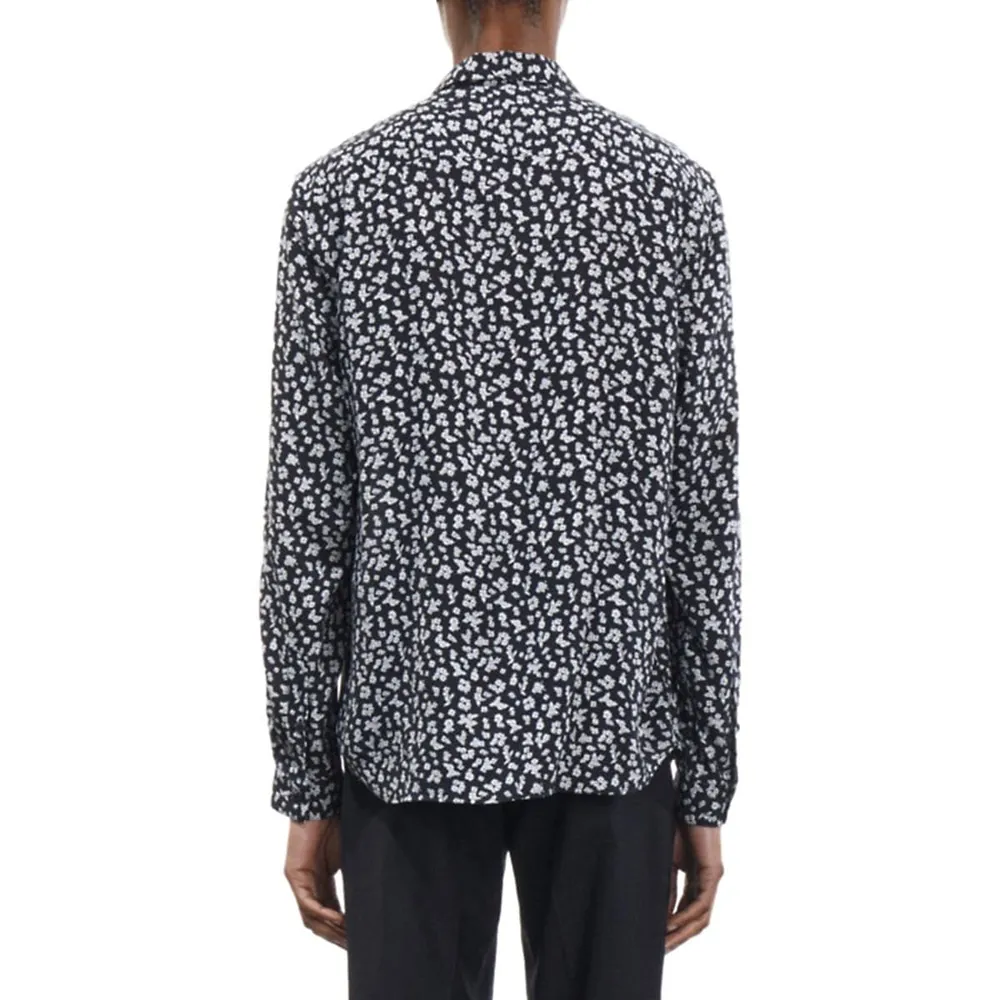 Slim-Straight Floral Shirt