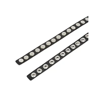 Studded Thin Leather Belt