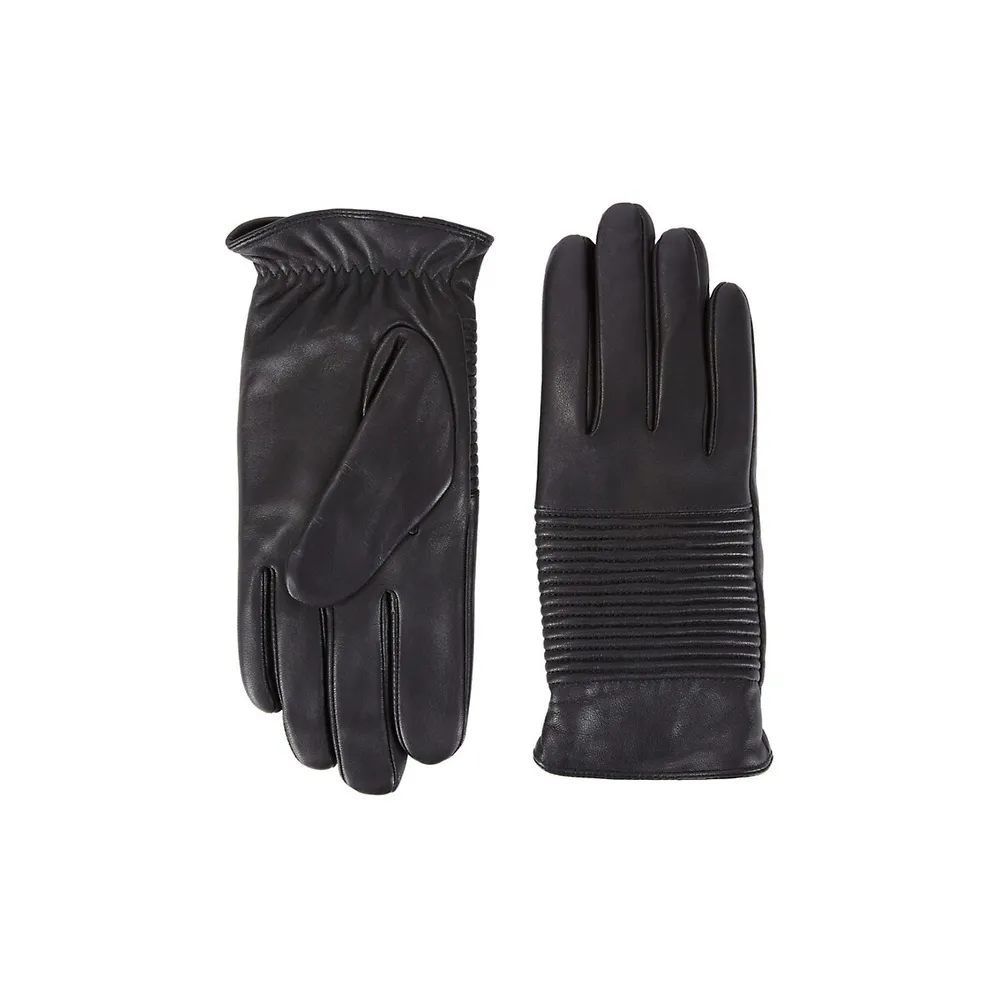 Columbia Loma Vista Leather Work Gloves - M - Black