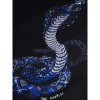 Wool-Blend Cobra Jacquard Sweater