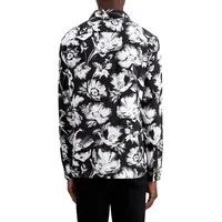 Floral-Print Viscose Shirt