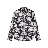 Floral-Print Viscose Shirt