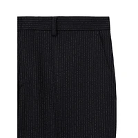 Straight-Fit Pinstriped Wool-Blend Suit Trousers