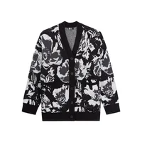 Touch Of Wool Floral Cardigan