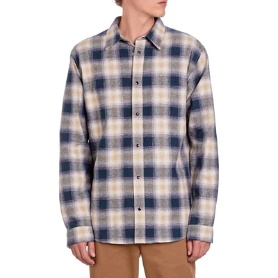 Cotton & Linen Check Shirt