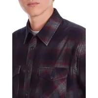 Classic-Fit Shadow Check Shirt
