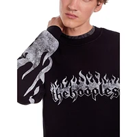 Kooples On Fire Serigraphy Sweatshirt