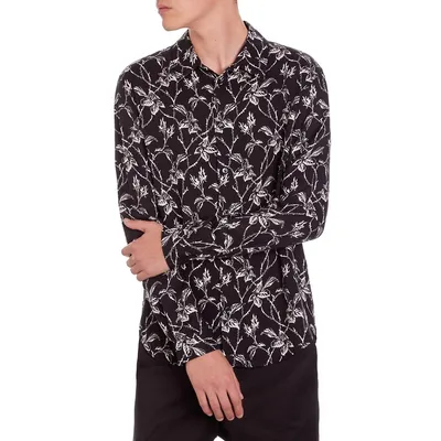 Straight-Fit Printed Shirt