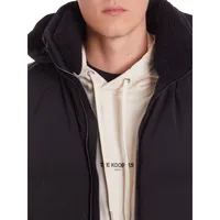 Removable-Hood Down-Fill Puffer Vest
