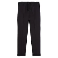 Drawstring-Waist Cuffed-Leg Pants