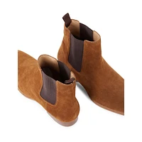 Suede Leather Chelsea Boots