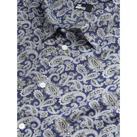 Comfort-Fit Paisley-Print Viscose Shirt