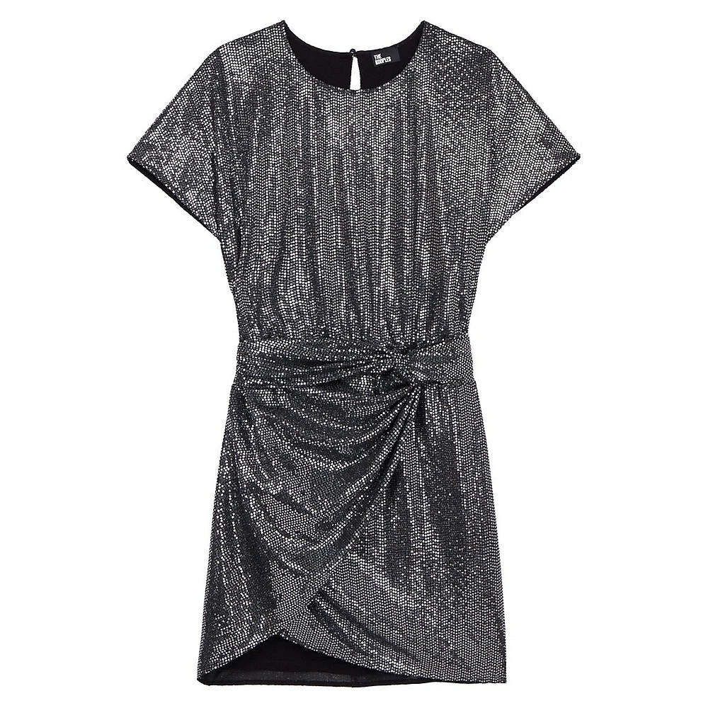 Metallic Mini Dress