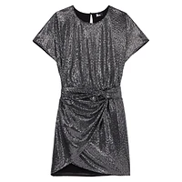 Metallic Mini Dress