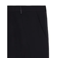 Satin-Trim Wool Tuxedo Trousers