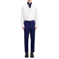 Wool-Blend Suit Pants