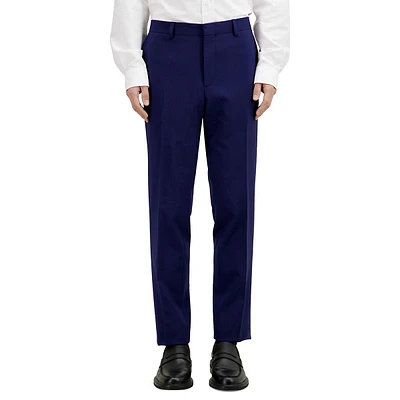 Wool-Blend Suit Pants