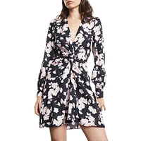 Floral Twist-Knot Dress