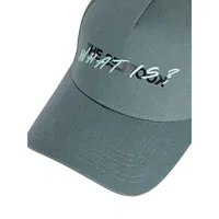 What Is? Embroidered Logo Ball Cap