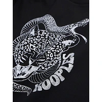 Snake Leopard Serigraphy Sweatshirt