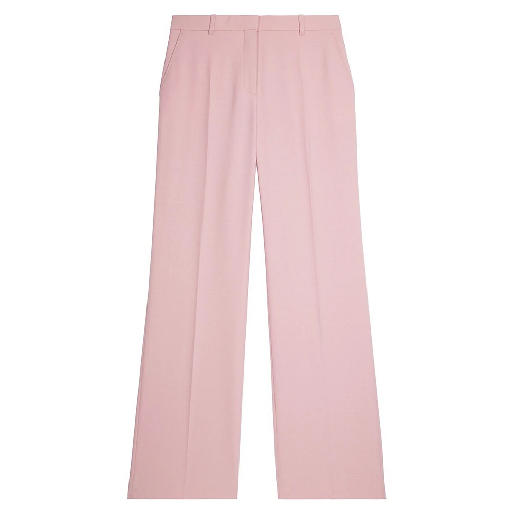 Loose-Fit Wool-Blend Suit Trousers