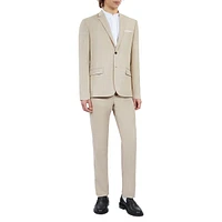 Slim-Fit Wool Suit Jacket