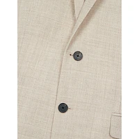 Slim-Fit Wool Suit Jacket