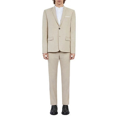 Slim-Fit Wool Suit Jacket