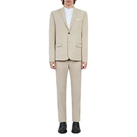 Slim-Fit Wool Suit Jacket