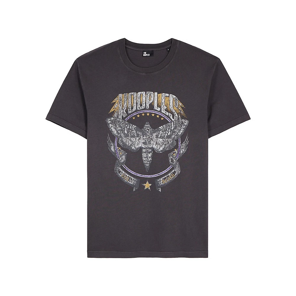 Skull Butterfly Serigraphy T-Shirt