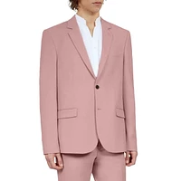 Straight-Cut Suit Jacket