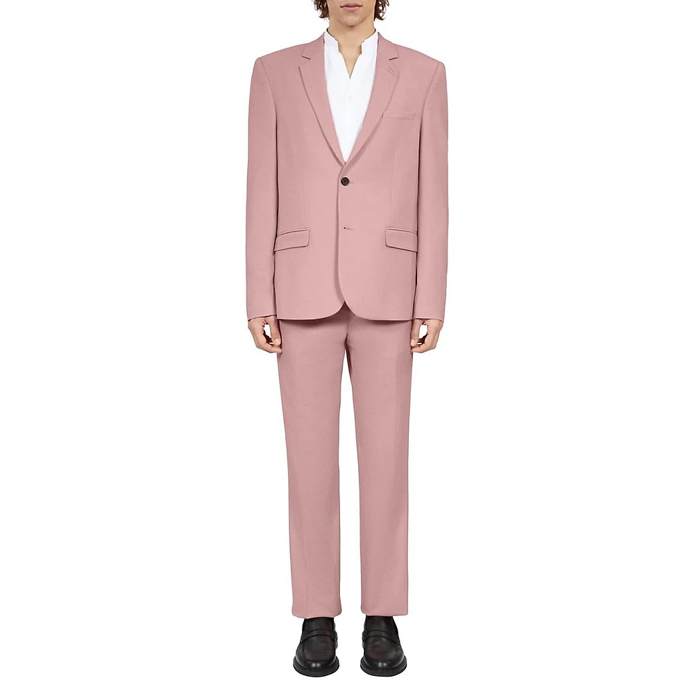 Straight-Cut Suit Jacket