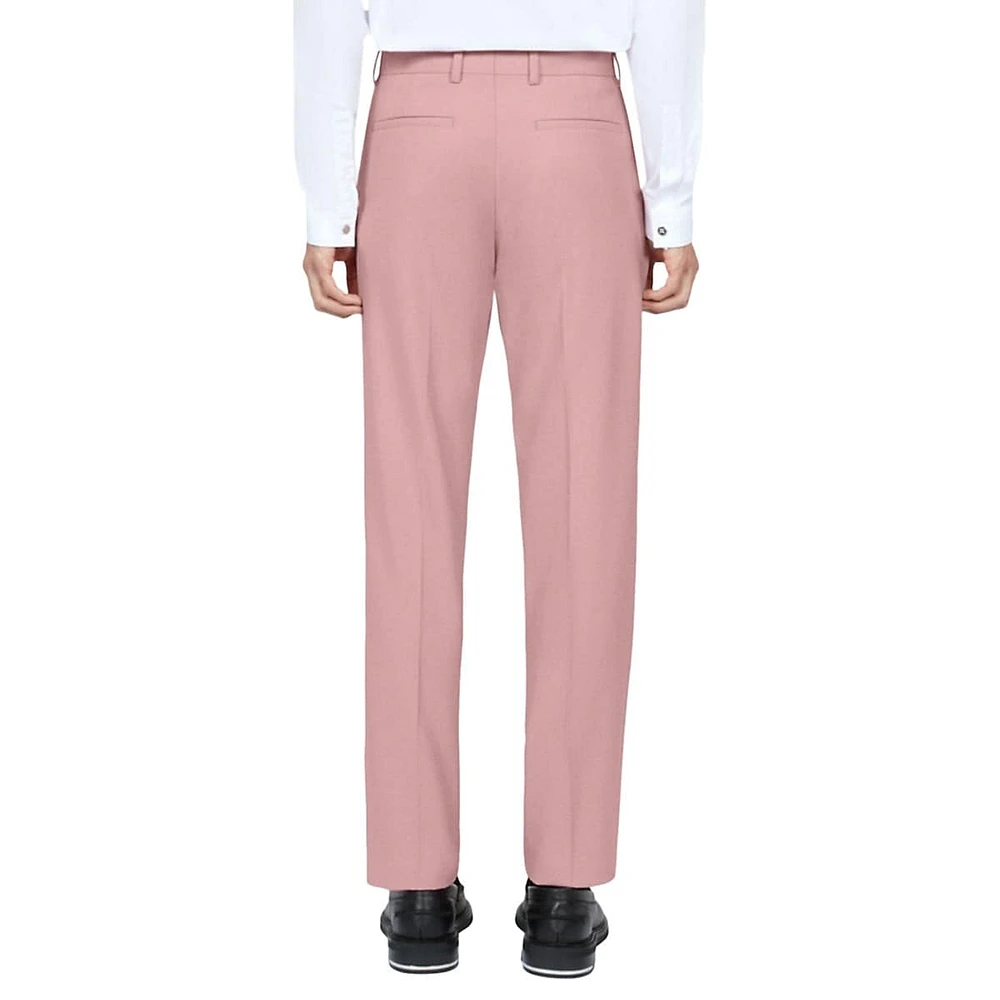 Wool-Blend Suit Trousers