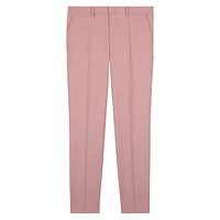 Wool-Blend Suit Trousers
