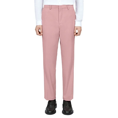 Wool-Blend Suit Trousers