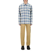 Comfort-Fit Long-Sleeve Check Shirt