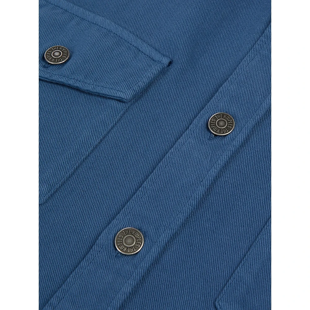 Cotton & Linen Patch-Pocket Shirt