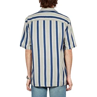 Short-Sleeved Striped Shirt