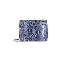 Small Emily Snake-Effect Leather Chain Crossbody Bag