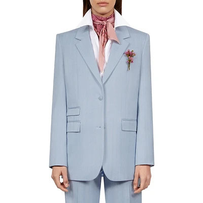 Single-Breasted Suit Jacket